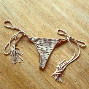 ACACIA SWIMWEAR mesh tie bikini bottoms